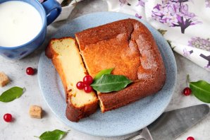 Творожная запеканка с мукой в духовке Творожная запеканка с мукой в духовке