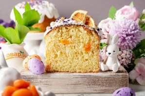 Творожный кулич