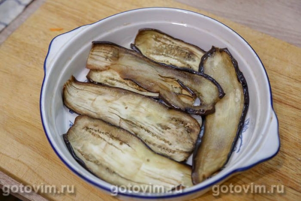 Греческая мусака из баклажанов с мясом в микроволновке Греческая мусака из баклажанов с мясом в микроволновке
