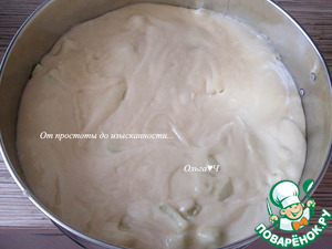 Яблочный пирог с ореховой шапочкой