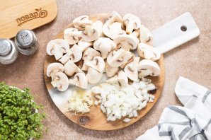 Красная фасоль с грибами Красная фасоль с грибами