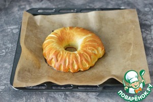 Сдобный калач на сливках Сдобный калач на сливках