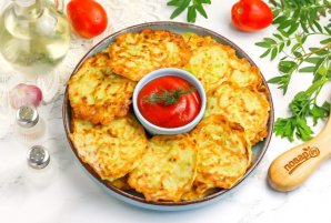 Картофельные драники с кабачками Картофельные драники с кабачками