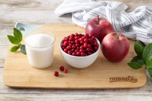 Варенье из брусники с яблоками Варенье из брусники с яблоками