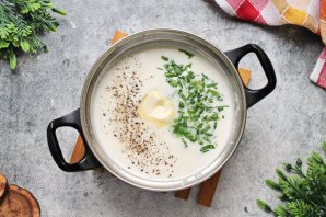 Финский суп из лосося со сливками