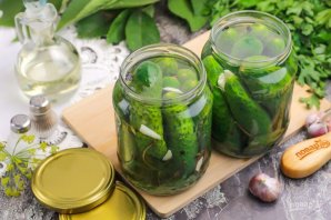 Огурцы консервированные хрустящие