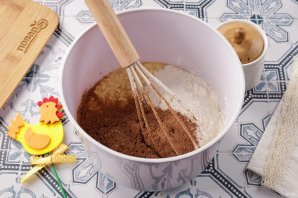 Шоколадный пасхальный кулич