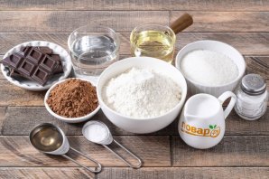 Постный шоколадный кекс Постный шоколадный кекс