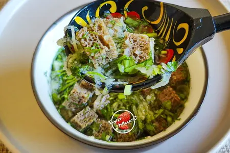 Старинный русский летний суп тюря с редькой Старинный русский летний суп тюря с редькой