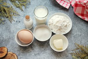 Молочный суп с домашней лапшой Молочный суп с домашней лапшой