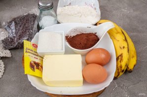 Шоколадно-банановый пирог "Брауни" Шоколадно-банановый пирог "Брауни"