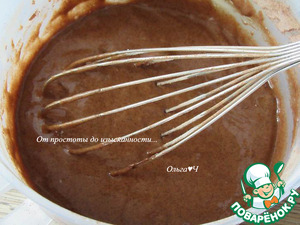 Шоколадный пирог с вишней