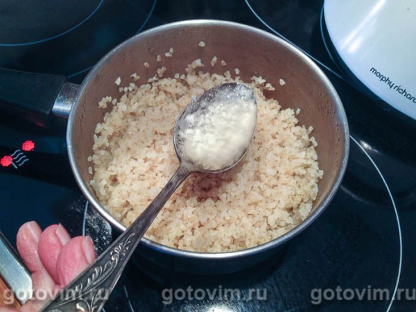 Тёплый салат из булгура со спаржей