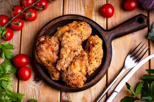 Крылышки кфс в аэрогриле