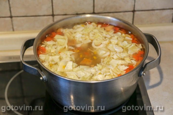 Грибные щи с лисичками