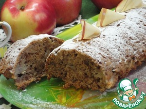 Яблочно-ореховый кекс Яблочно-ореховый кекс