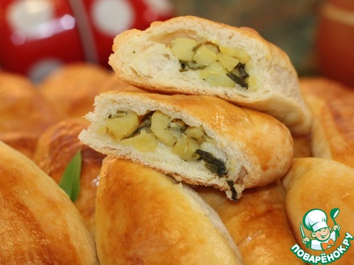 Пирожки из слоеного теста на кефире Пирожки из слоеного теста на кефире