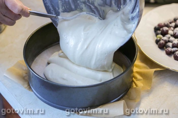 Бисквитный пирог с крыжовником Бисквитный пирог с крыжовником