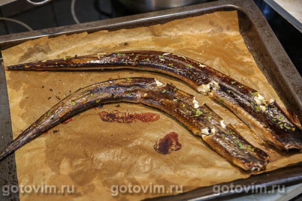 Рыба-игла в духовке