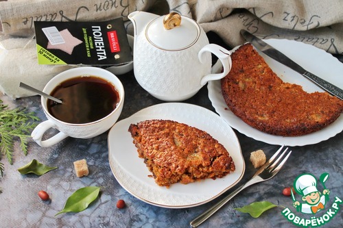 Постный пирог-кекс с полентой Постный пирог-кекс с полентой