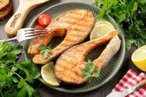 Форель жареная