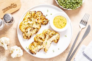 Стейк из цветной капусты в аэрогриле