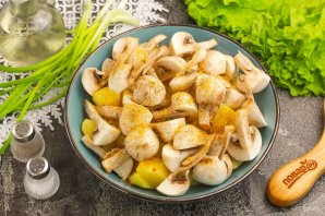 Картошка с грибами в аэрогриле Картошка с грибами в аэрогриле