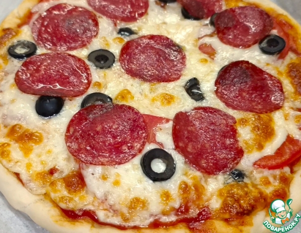 Пицца с салями Пицца с салями
