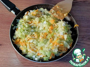 Круглые пирожки с овощами и яйцом Круглые пирожки с овощами и яйцом