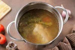Рассольник с солёными грибами Рассольник с солёными грибами