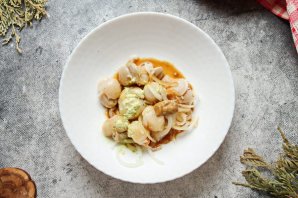 Гребешок в майонезно-горчичном соусе Гребешок в майонезно-горчичном соусе