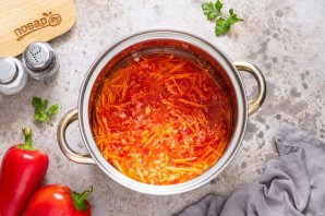 Помидоры в овощной заливке Помидоры в овощной заливке