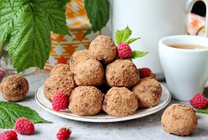 Трюфели с малиной Трюфели с малиной