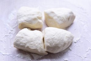 Хачапури с сулугуни и творогом Хачапури с сулугуни и творогом