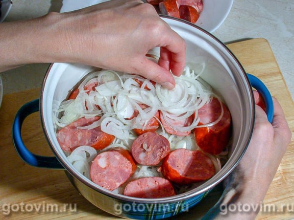 Маринованные колбаски по-чешски Маринованные колбаски по-чешски