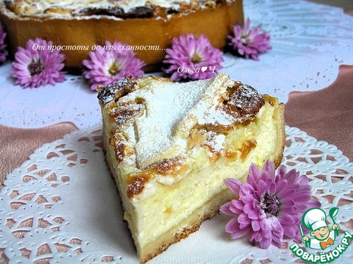 Праздничная кростата с зефиром Праздничная кростата с зефиром