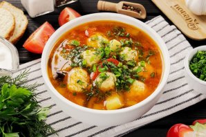 Суп с клёцками без мяса Суп с клёцками без мяса