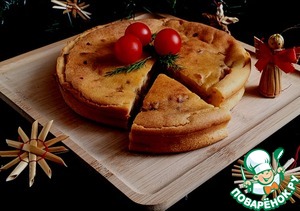 Закусочный пирог с индейкой и капустой Закусочный пирог с индейкой и капустой