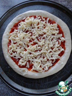 Пицца с ветчиной "пикник на лайте"