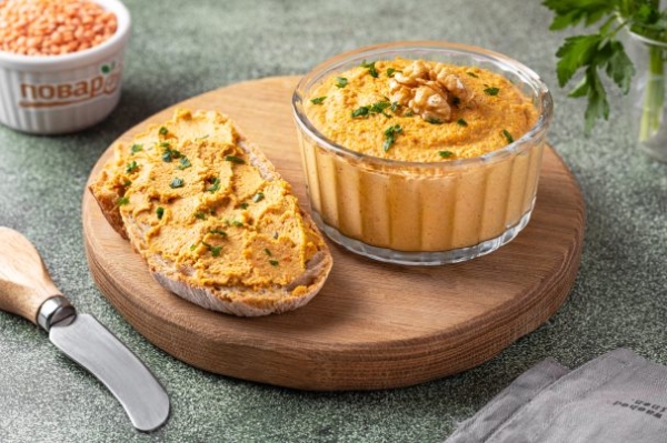 Паштет из чечевицы с морковью Паштет из чечевицы с морковью