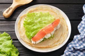 Блины с красной рыбой Блины с красной рыбой