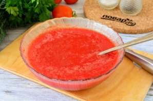 Сладкий томатный соус на зиму Сладкий томатный соус на зиму