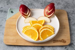 Фруктовая нарезка "Дракон" на Новый год Фруктовая нарезка "Дракон" на Новый год