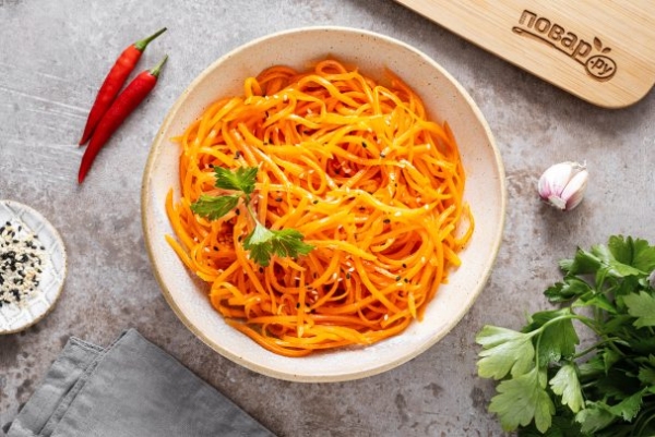 Морковь по-корейски Ча Морковь по-корейски Ча