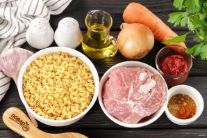 Макароны с мясом в мультиварке Макароны с мясом в мультиварке