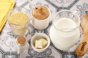 Кукурузная каша на молоке в мультиварке