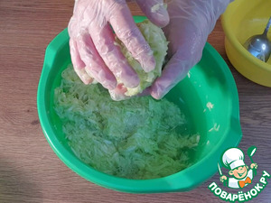 Лепешки из кабачков и гречневой крупы