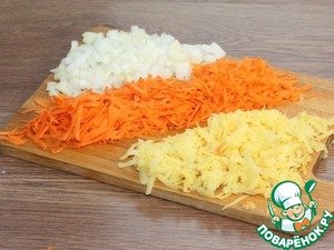 Блины из поленты с картофельной начинкой Блины из поленты с картофельной начинкой