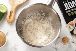 Ленивые роллы в аэрогриле