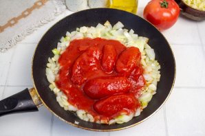 Лазанья с помидорами и сыром Лазанья с помидорами и сыром